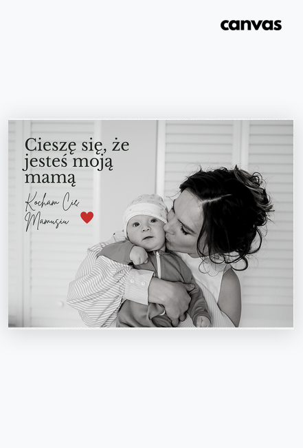 Obraz na płótnie A2 - Wzór 001 - Dzień Mamy