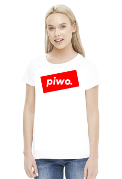 piwo. - T-shirt damski