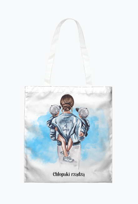 Eko Torba FullPrint - Dla mamy 002 - Chłopaki rządzą
