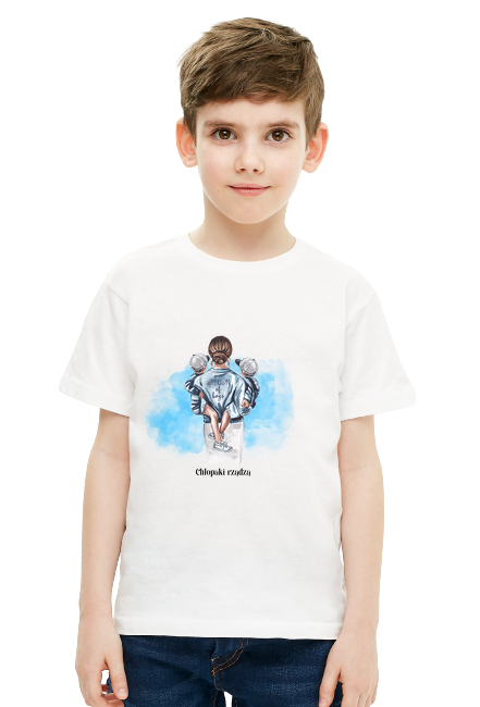 Koszulka Dziecięcia - Dla mamy 002 - Chłopaki rządzą