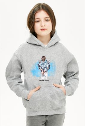 Bluza Dziecięca z Kapturem Unisex  - Dla mamy 002 - Chłopaki rządzą