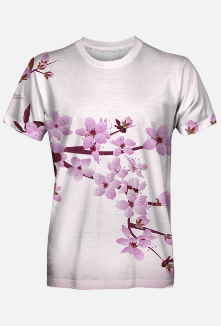 T-shirt "kwiat wiśni" 2