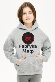 bluza dziecięca z kapturem logo małpy