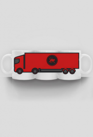 kubek logo małpa truck