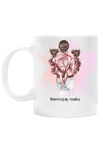 Klasyczny kubek Dla mamy 003 - Dziewczyny rządzą
