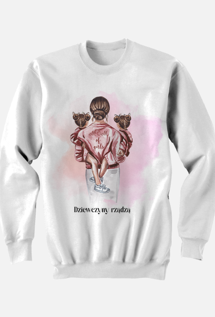 Bluza FullPrint Dla mamy 003 - Dziewczyny rządzą