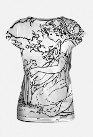 T-shirt "dziewczyna"