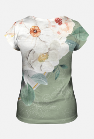 T-shirt "białe kwiaty"