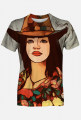 T-shirt "kobieta w kapeluszu"