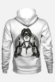 Bluza biała z czaszką