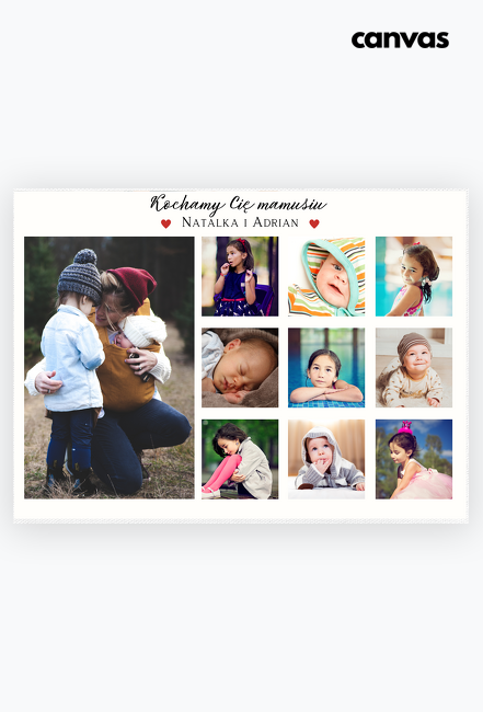 Obraz na płótnie A2 - Dla mamy 003 - Dzień Mamy