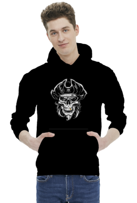 Bluza z kapturem czarna