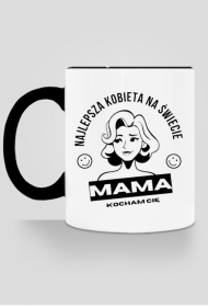 Kubek z kolorowym uchem Mama