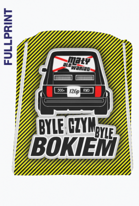 126p - Byle czym byle bokiem (plecak workowy FP)