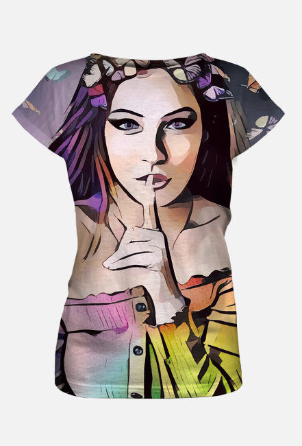 T-shirt "buttefly secret"