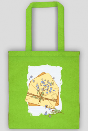 list z niezapominajkami