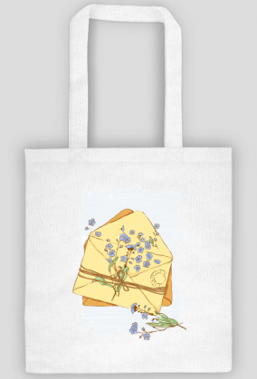 list z niezapominajkami