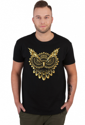 T-shirt "złota sowa"