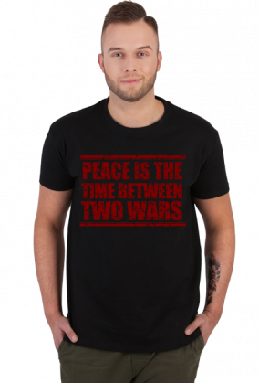 T-shirt " peace between two wars"