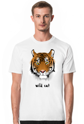 T-shirt "dziki kot"