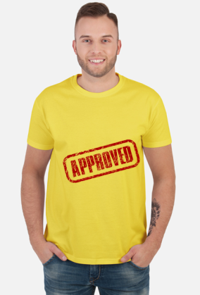 T-shirt "approved"