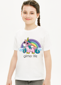 T-shirt "glitter life"