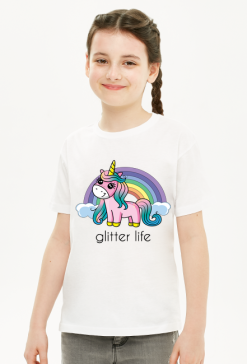 T-shirt "glitter life"