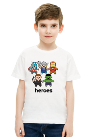 T-shirt "heroes"