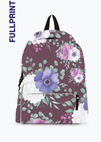 Plecak "fioletowe kwiaty"