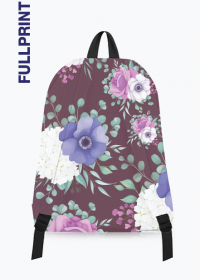 Plecak "fioletowe kwiaty"