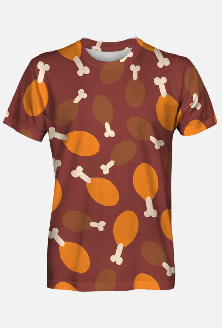 T-shirt "nogi kurczaka"