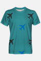 T-shirt "samoloty"