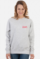 Bluza damska z napisem love miłość po angielsku