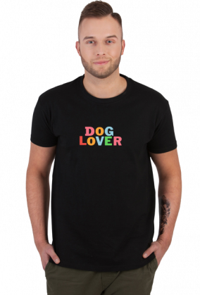 Koszulka męska dog lover miłośnik psów psy