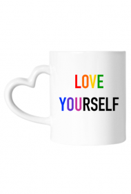 LOVE YOURSELF KUBEK Z SERDUSZKIEM