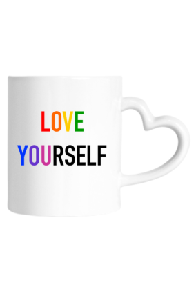 LOVE YOURSELF KUBEK Z SERDUSZKIEM