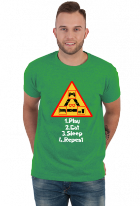 Koszulka Cykl gracza (męska)