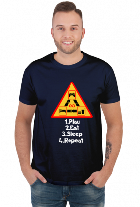 Koszulka Cykl gracza (męska)