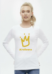 Zestaw nr #1 | Królowie i Królowe | Koszulka damska z długim rękawem - Królowa