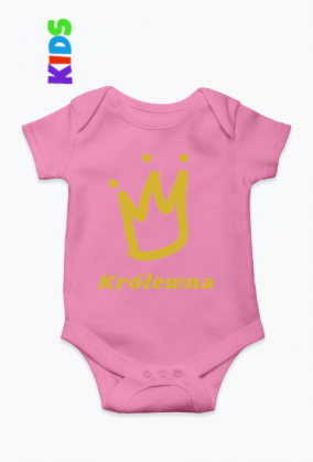 Zestaw nr #1 | Królowie i Królowe | Dziecięce Body - Królewna