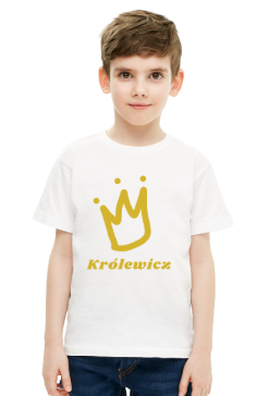Zestaw nr #1 | Królowie i Królowe | Koszulka dziecięca - Królewicz