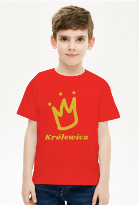 Zestaw nr #1 | Królowie i Królowe | Koszulka dziecięca - Królewicz