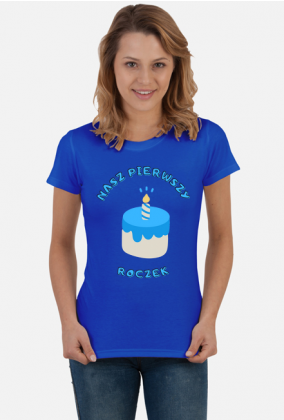 Zestaw nr #2 | Pierwszy roczek tort | Koszulka Damska - Tort