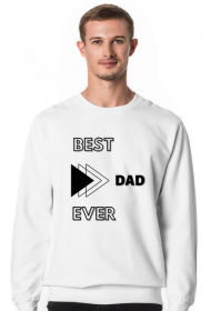 Bluza na Dzień Ojca bez kaptura - BEST DAD EVER