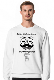 Bluza na Dzień Ojca bez kaptura - JESTEM ŚWIETNYM OJCEM ALE POTRZEBUJĘ KAWY