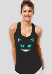 Koszulka damska bez rękawków czarna - CAT