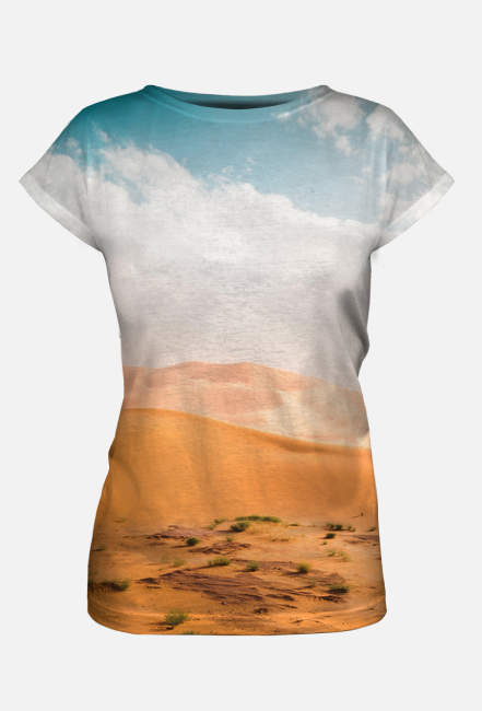 T-shirt damski fullprint - Desert