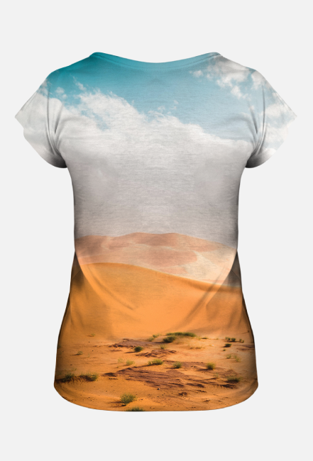 T-shirt damski fullprint - Desert