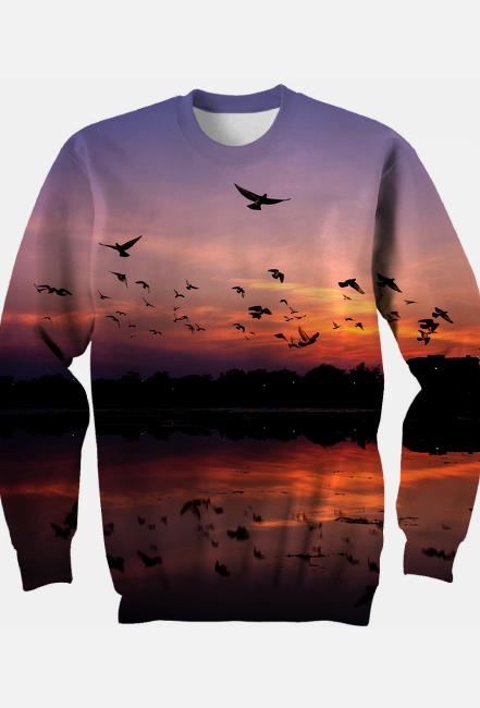 Bluza fullprint - Birds