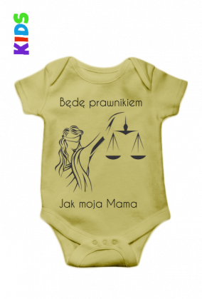 Dziecięce Body - Będę Prawnikiem jak moja Mama